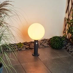 Hofstein Bubodefo Wegeleuchte Anthrazit, 1-flammig, Bewegungsmelder -Außenleuchten Verkaufe bubodefo wegeleuchte h3438923 8