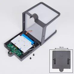 Hofstein Burseryd Solar-Außenwandleuchte LED Anthrazit, 1-flammig, Bewegungsmelder 14 Hofstein Burseryd Solar-Außenwandleuchte LED Anthrazit, 1-flammig, Bewegungsmelder -Außenleuchten Verkaufe burseryd solar aussenwandleuchte h3426548 4