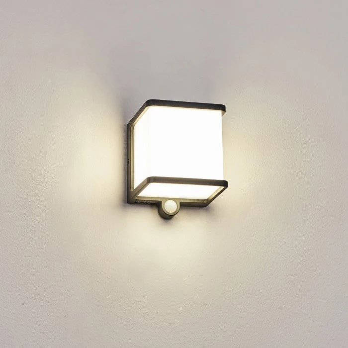 Hofstein Burseryd Solar-Außenwandleuchte LED Anthrazit, 1-flammig, Bewegungsmelder 7 Hofstein Burseryd Solar-Außenwandleuchte LED Anthrazit, 1-flammig, Bewegungsmelder – Bild 7