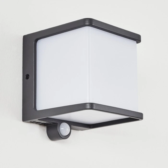 Hofstein Burseryd Solar-Außenwandleuchte LED Anthrazit, 1-flammig, Bewegungsmelder 8 Hofstein Burseryd Solar-Außenwandleuchte LED Anthrazit, 1-flammig, Bewegungsmelder – Bild 8