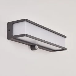 Hofstein Burseryd Solarwandleuchte LED Anthrazit, 1-flammig, Bewegungsmelder -Außenleuchten Verkaufe burseryd solarwandleuchte h3650738 4