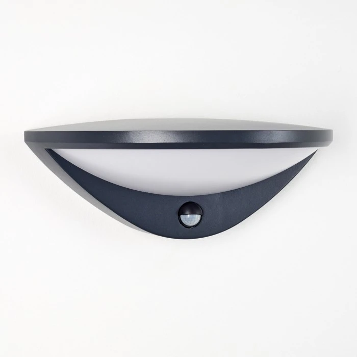 Hofstein Carano Außenwandleuchte LED Schwarz, 1-flammig, Bewegungsmelder 5 Hofstein Carano Außenwandleuchte LED Schwarz, 1-flammig, Bewegungsmelder – Bild 5