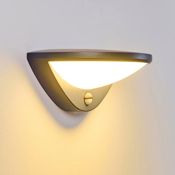 Hofstein Carano Außenwandleuchte LED Schwarz, 1-flammig, Bewegungsmelder 7 Hofstein Carano Außenwandleuchte LED Schwarz, 1-flammig, Bewegungsmelder – Bild 7