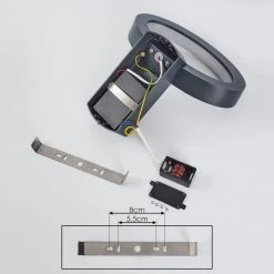 Hofstein Carinola Au&szlig;enwandleuchte LED Anthrazit, 1-flammig, Bewegungsmelder -Außenleuchten Verkaufe carinola aussenwandleuchte h3390993 4