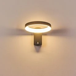 Hofstein Carinola Au&szlig;enwandleuchte LED Anthrazit, 1-flammig, Bewegungsmelder -Außenleuchten Verkaufe carinola aussenwandleuchte h3390993 8