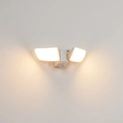 Hofstein Carnetin Au&szlig;enwandleuchte LED Wei&szlig;, 1-flammig, Bewegungsmelder -Außenleuchten Verkaufe carnetin aussenwandleuchte h3651452 11