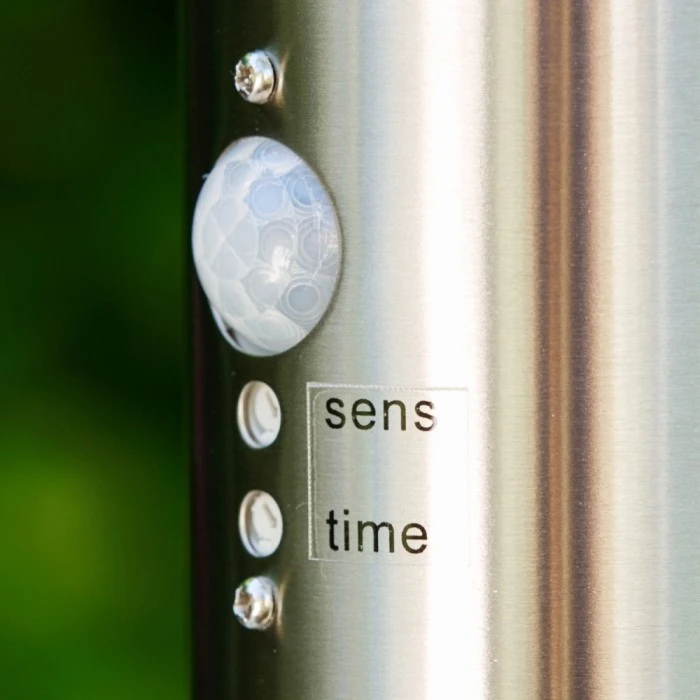 Hofstein Caserta Aussenstehleuchte Edelstahl, 1-flammig, Bewegungsmelder 8 Hofstein Caserta Aussenstehleuchte Edelstahl, 1-flammig, Bewegungsmelder – Bild 8