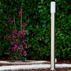 Hofstein Caserta Aussenstehleuchte Edelstahl, 1-flammig, Bewegungsmelder -Außenleuchten Verkaufe caserta aussenstehleuchte h306548 11