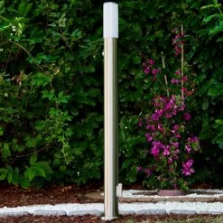 Hofstein Caserta Aussenstehleuchte Edelstahl, 1-flammig, Bewegungsmelder -Außenleuchten Verkaufe caserta aussenstehleuchte h306548 4