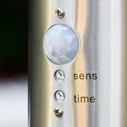 Hofstein Caserta Sockelleuchte Edelstahl, 1-flammig, Bewegungsmelder -Außenleuchten Verkaufe caserta sockelleuchte h300553 3