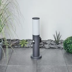 Hofstein Caserta Sockelleuchte Anthrazit, 1-flammig, Bewegungsmelder -Außenleuchten Verkaufe caserta sockelleuchte h3017883 10