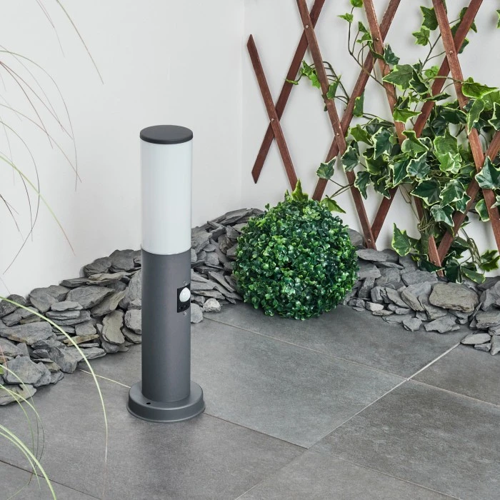 Hofstein Caserta Sockelleuchte Anthrazit, 1-flammig, Bewegungsmelder 12 Hofstein Caserta Sockelleuchte Anthrazit, 1-flammig, Bewegungsmelder – Bild 12