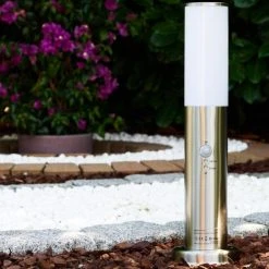 Hofstein Caserta Sockelleuchte Edelstahl, 1-flammig, Bewegungsmelder -Außenleuchten Verkaufe caserta sockelleuchte h306531 11