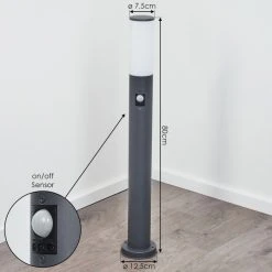 Hofstein Caserta Wegeleuchte Anthrazit, 1-flammig, Bewegungsmelder 15 Hofstein Caserta Wegeleuchte Anthrazit, 1-flammig, Bewegungsmelder -Außenleuchten Verkaufe caserta wegeleuchte h3017951 3