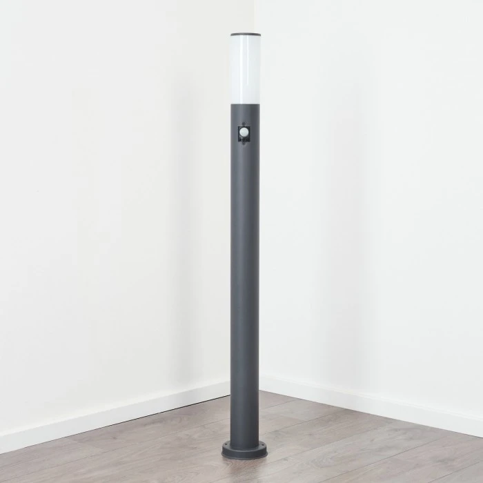 Hofstein Caserta Wegeleuchte Anthrazit, 1-flammig, Bewegungsmelder 8 Hofstein Caserta Wegeleuchte Anthrazit, 1-flammig, Bewegungsmelder – Bild 8