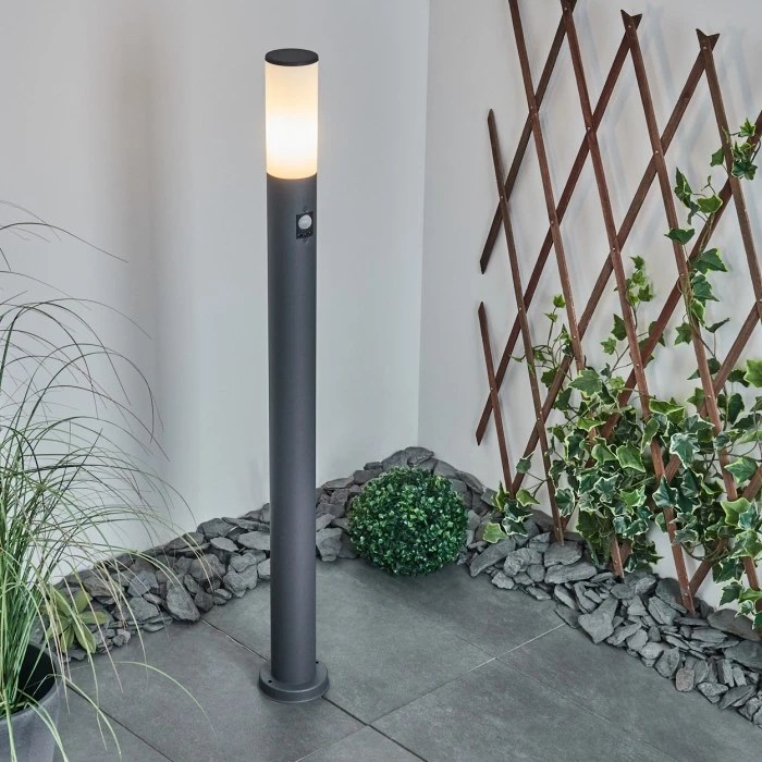 Hofstein Caserta Wegeleuchte Anthrazit, 1-flammig, Bewegungsmelder 10 Hofstein Caserta Wegeleuchte Anthrazit, 1-flammig, Bewegungsmelder – Bild 10