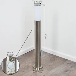 Hofstein Caserta Wegeleuchte Nickel-Matt, 1-flammig, Bewegungsmelder 15 Hofstein Caserta Wegeleuchte Nickel-Matt, 1-flammig, Bewegungsmelder -Außenleuchten Verkaufe caserta wegeleuchte h3018422 3