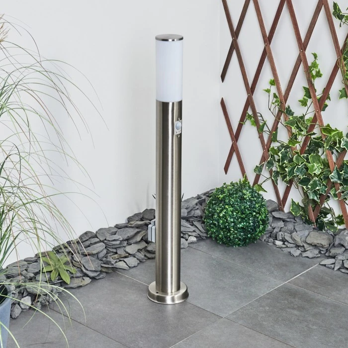 Hofstein Caserta Wegeleuchte Nickel-Matt, 1-flammig, Bewegungsmelder 10 Hofstein Caserta Wegeleuchte Nickel-Matt, 1-flammig, Bewegungsmelder – Bild 10