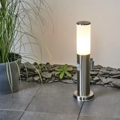 Hofstein Caserta Wegeleuchte Nickel-Matt, 1-flammig, Bewegungsmelder -Außenleuchten Verkaufe caserta wegeleuchte h3536483 10