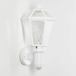 Hofstein Catigny Au&szlig;enwandleuchte Wei&szlig;, 1-flammig, Bewegungsmelder -Außenleuchten Verkaufe catigny aussenwandleuchte h3276495 do1 13