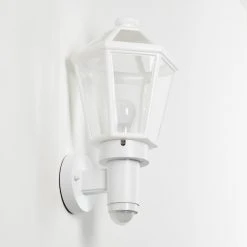 Hofstein Catigny Au&szlig;enwandleuchte Wei&szlig;, 1-flammig, Bewegungsmelder -Außenleuchten Verkaufe catigny aussenwandleuchte h3276495 do1 19