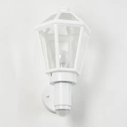 Hofstein Catigny Au&szlig;enwandleuchte Wei&szlig;, 1-flammig, Bewegungsmelder -Außenleuchten Verkaufe catigny aussenwandleuchte h3276495 do1 4