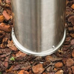 Hofstein Dakar Au&szlig;ensockelleuchte Edelstahl, 1-flammig, Bewegungsmelder -Außenleuchten Verkaufe dakar aussensockelleuchte h365 5