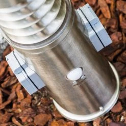 Hofstein Dakar Sockelleuchte Edelstahl, 1-flammig, Bewegungsmelder -Außenleuchten Verkaufe dakar sockelleuchte h168012 12