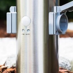 Hofstein Dakar Sockelleuchte Edelstahl, 1-flammig, Bewegungsmelder -Außenleuchten Verkaufe dakar sockelleuchte h168012 5