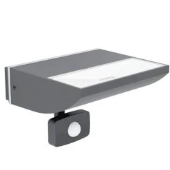 Eglo Leuchten SORRONARO Au&szlig;enwandleuchte LED Schwarz, 1-flammig, Bewegungsmelder