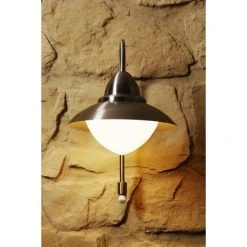 Eglo Leuchten Eglo SIDNEY Au&szlig;enwandleuchte Edelstahl, Bewegungsmelder -Außenleuchten Verkaufe eglo sidney aussenwandleuchte 87105 do1 2