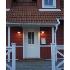 Eglo Leuchten Eglo SIDNEY Wandleuchte Edelstahl, Bewegungsmelder