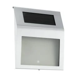 Eglo Leuchten Eglo Z_SOLAR Au&szlig;enwandleuchte LED Edelstahl, 2-flammig, Bewegungsmelder