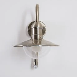 Hofstein Elima Au&szlig;enwandleuchte Edelstahl, 1-flammig, Bewegungsmelder -Außenleuchten Verkaufe elima aussenwandleuchte h168043 12