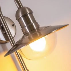 Hofstein Elima Au&szlig;enwandleuchte Edelstahl, 1-flammig, Bewegungsmelder -Außenleuchten Verkaufe elima aussenwandleuchte h168043 4