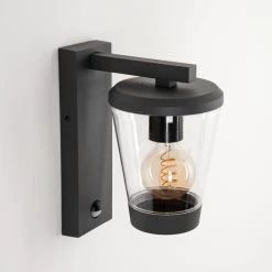 Hofstein Eloida Au&szlig;enwandleuchte Anthrazit, 1-flammig, Bewegungsmelder -Außenleuchten Verkaufe eloida aussenwandleuchte h3579497 9