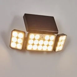 Hofstein Estampes Solarwandleuchte LED Anthrazit, 1-flammig, Bewegungsmelder -Außenleuchten Verkaufe estampes solarwandleuchte h3651414 11