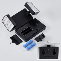 Hofstein Estampes Solarwandleuchte LED Anthrazit, 1-flammig, Bewegungsmelder -Außenleuchten Verkaufe estampes solarwandleuchte h3651414 4