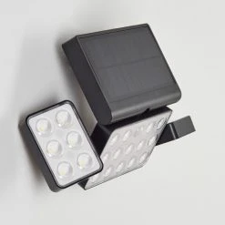 Hofstein Estampes Solarwandleuchte LED Anthrazit, 1-flammig, Bewegungsmelder -Außenleuchten Verkaufe estampes solarwandleuchte h3651414 5