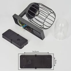 Hofstein Foothills Au&szlig;enwandleuchte Anthrazit, 1-flammig, Bewegungsmelder -Außenleuchten Verkaufe foothills aussenwandleuchte h3566602 4