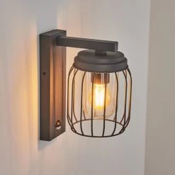 Hofstein Foothills Au&szlig;enwandleuchte Anthrazit, 1-flammig, Bewegungsmelder -Außenleuchten Verkaufe foothills aussenwandleuchte h3566602 6