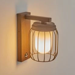 Hofstein Foothills Au&szlig;enwandleuchte Rostfarben, 1-flammig, Bewegungsmelder -Außenleuchten Verkaufe foothills aussenwandleuchte h3588833 6