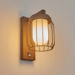 Hofstein Foothills Au&szlig;enwandleuchte Rostfarben, 1-flammig, Bewegungsmelder -Außenleuchten Verkaufe foothills aussenwandleuchte h3588833 9