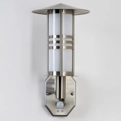 Hofstein Forli Au&szlig;enwandleuchte Edelstahl, 1-flammig, Bewegungsmelder -Außenleuchten Verkaufe forli aussenwandleuchte h165530 3