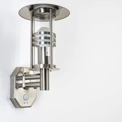 Hofstein Forli Wandleuchte Edelstahl, 1-flammig, Bewegungsmelder -Außenleuchten Verkaufe forli wandleuchte h165493 6