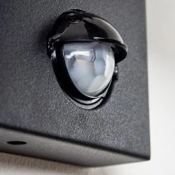 Hofstein Froslev Au&szlig;enwandleuchte LED Schwarz, 1-flammig, Bewegungsmelder -Außenleuchten Verkaufe froslev aussenwandleuchte h3339060 do1 13