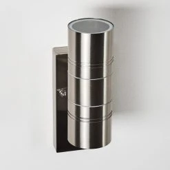 Hofstein Froslev Wandleuchte LED Chrom, 2-flammig, Bewegungsmelder -Außenleuchten Verkaufe froslev wandleuchte h3339602 do1 5