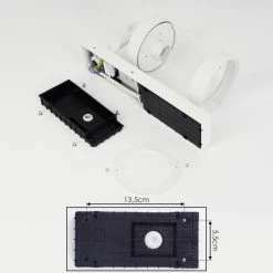 Hofstein Fulham Außenwandleuchte Weiß, 1-flammig, Bewegungsmelder 15 Hofstein Fulham Außenwandleuchte Weiß, 1-flammig, Bewegungsmelder -Außenleuchten Verkaufe fulham aussenwandleuchte h3415061 4