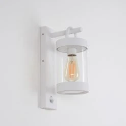 Hofstein Fulham Außenwandleuchte Weiß, 1-flammig, Bewegungsmelder 20 Hofstein Fulham Außenwandleuchte Weiß, 1-flammig, Bewegungsmelder -Außenleuchten Verkaufe fulham aussenwandleuchte h3415061 9