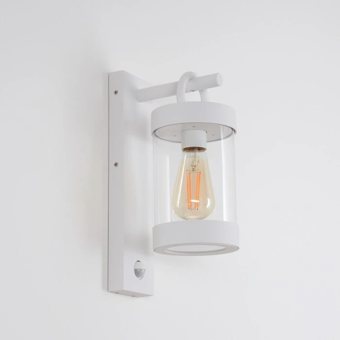 Hofstein Fulham Außenwandleuchte Weiß, 1-flammig, Bewegungsmelder 10 Hofstein Fulham Außenwandleuchte Weiß, 1-flammig, Bewegungsmelder – Bild 10